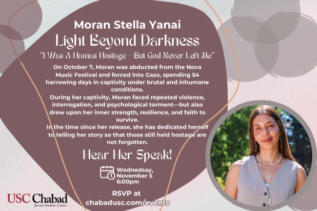 Former Hostage, Moran Stella Yanai Shares Her Story