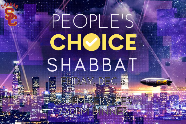 People’s Choice Shabbat